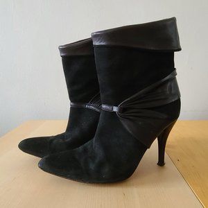Jean-Michel Cazabat Suede/Leather Bootie- size 7.5